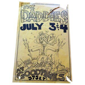 Early 1990s Cherry Poppin Daddies Eugene Oregon Show 11x17 Concert Poster